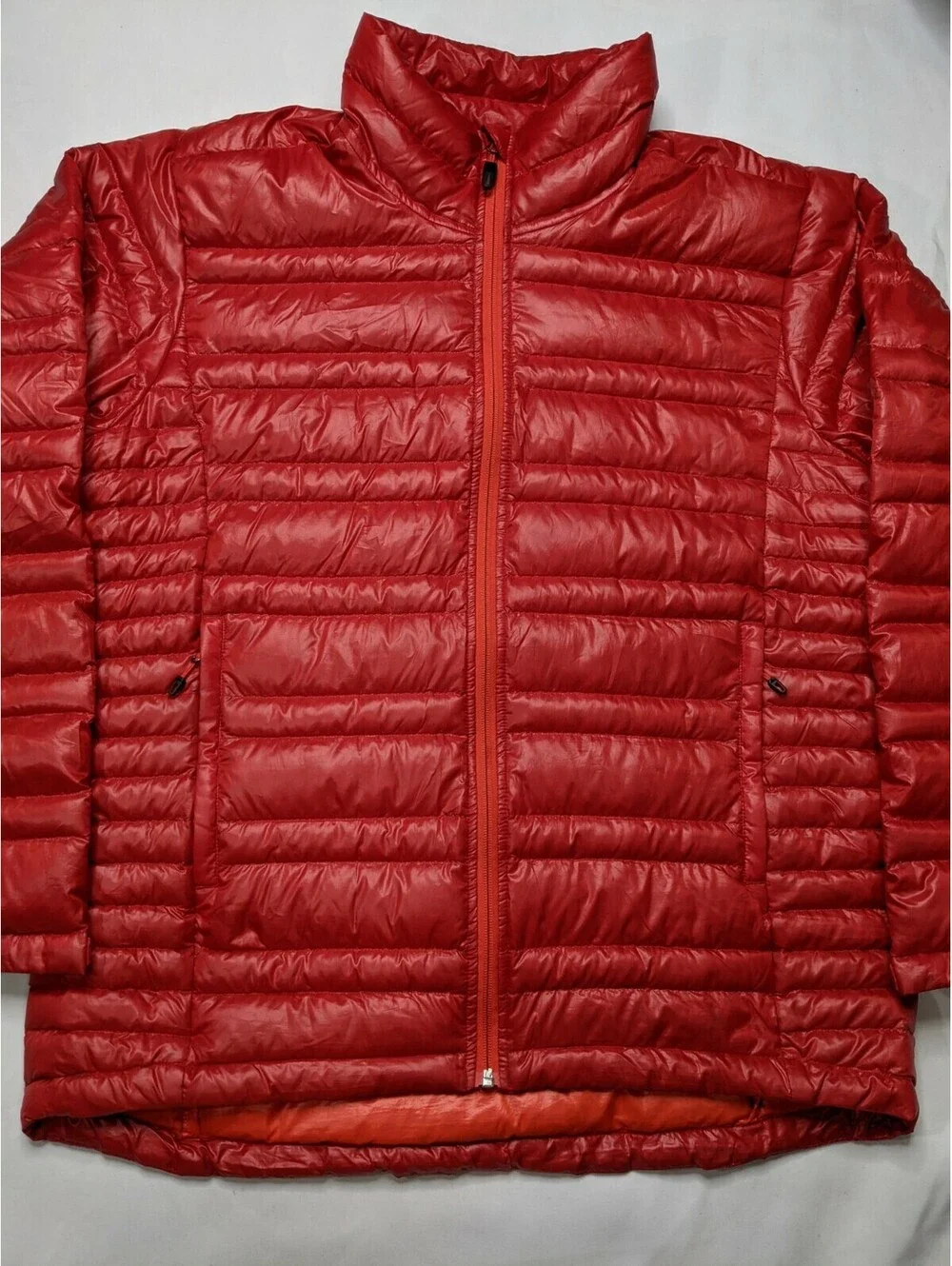 Adidas 053 Down Quilted Winter Puffer Jacket Red Mens XL Packable Soccer Running